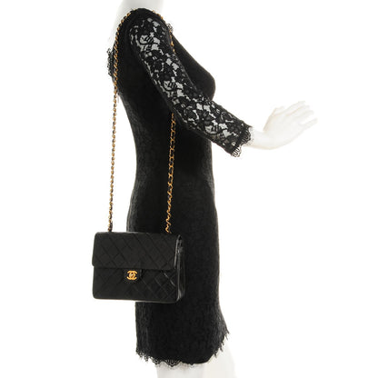Chanel Lambskin Quilted Mini Square Flap Black 2 of 9