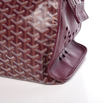 Goyard Goyardine Sac Hardy Pet Carrier PM Burgundy 12 of 12