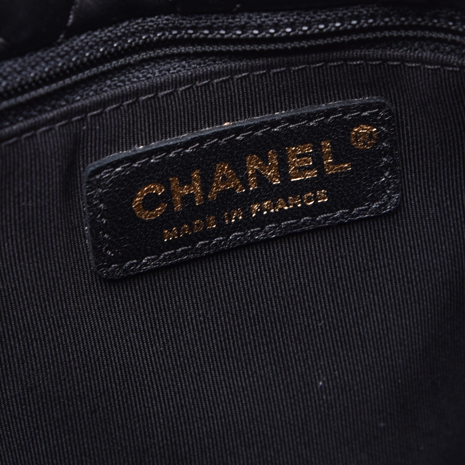 Chanel Lambskin Quilted Large Fluffy CC Shopping Tote Black 6 of 9