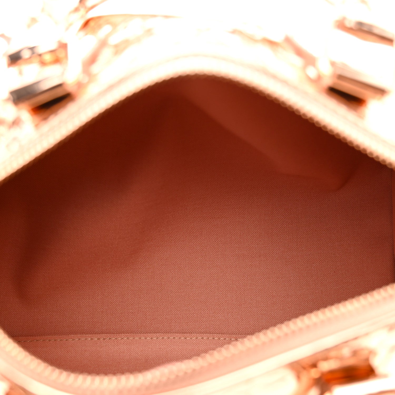 Louis Vuitton Monogram Miroir Speedy Bandouliere 25 Copper 5 of 9