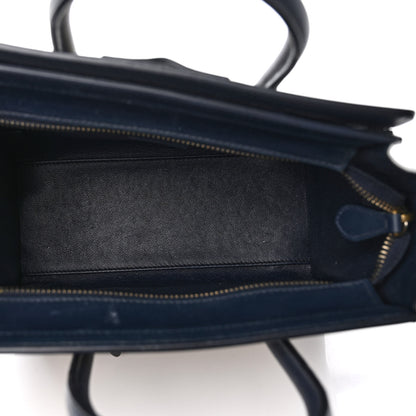 Celine Goatskin Smooth Calfskin Nano Tri-Color Luggage Firefly 5 of 9