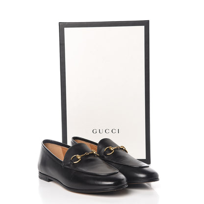 Gucci Calfskin Womens Jordaan Loafers 35.5 Black 9 of 9