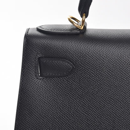 Hermes Epsom Kelly Sellier 28 Black 16 of 30