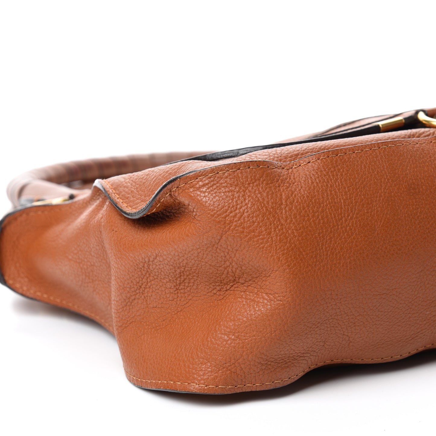 Calfskin Medium Marcie Satchel Tan