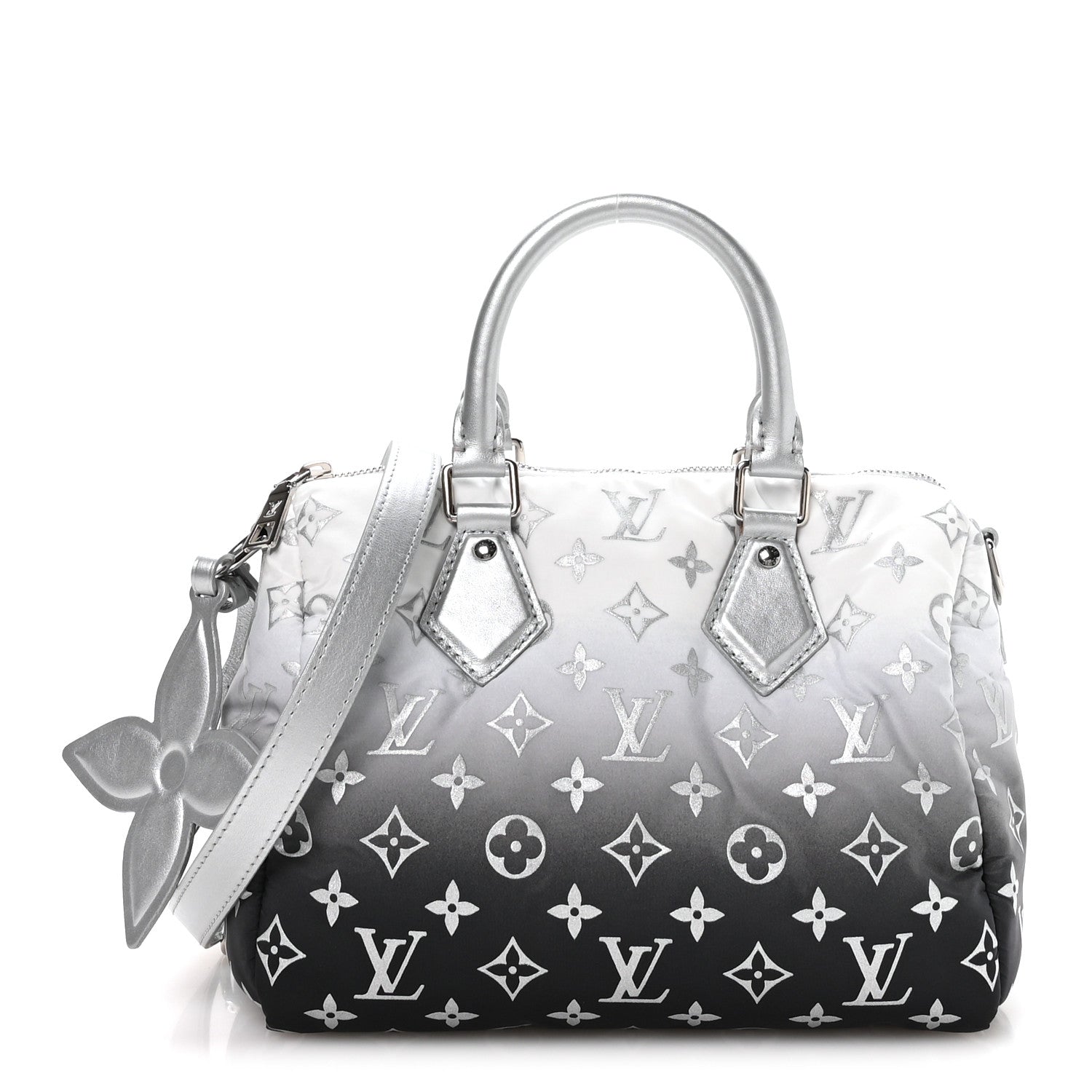 Louis Vuitton Nylon Monogram Gradient LV Snow Speedy Bandouliere 25 ...
