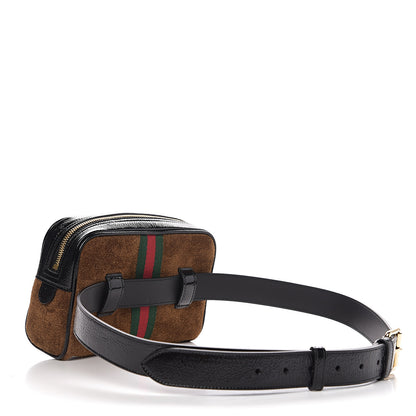 Gucci Suede Small Ophidia Belt Bag 95 38 Brown 2 of 9