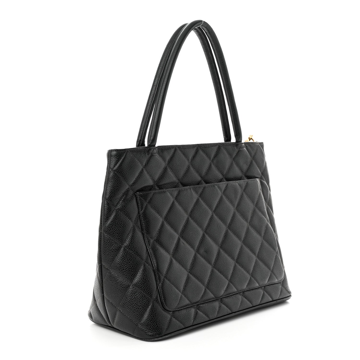 Chanel Caviar Quilted Medallion Tote Black 3 of 13