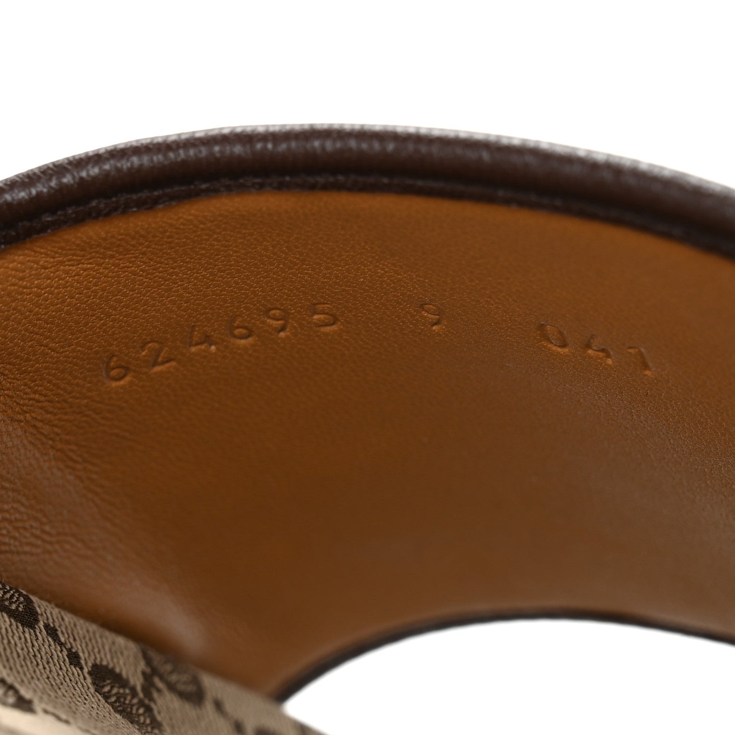 Gucci Canvas GG Monogram Mens Slide Sandals 9 Beige 9 of 10