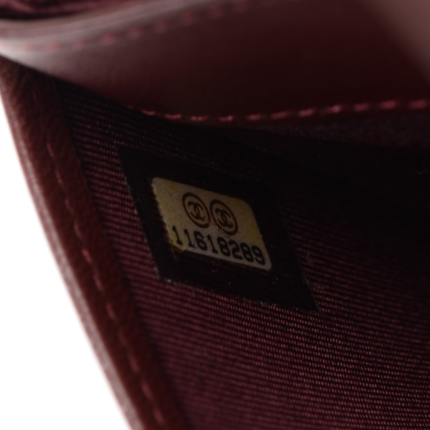 Lambskin Quilted Yen Wallet Black