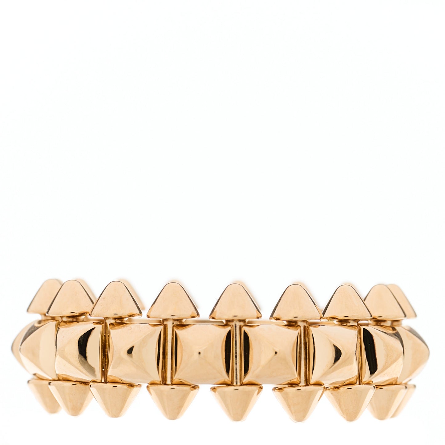 18K Pink Gold MM Clash De Cartier Ring 52 6