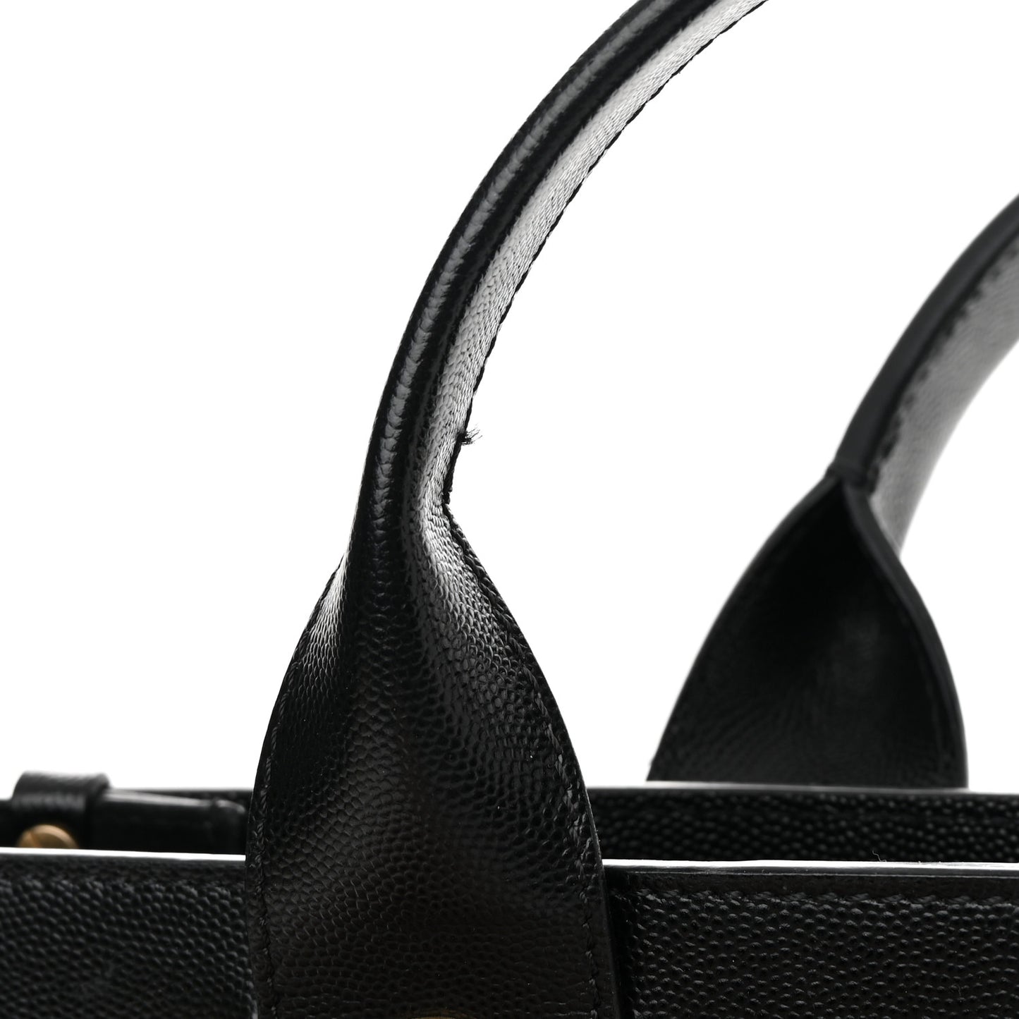 Caviar Small Studded Deauville Tote Black