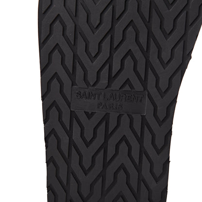 Saint Laurent Calfskin Monogram Jimmy Joan Slide Sandals 37 New Papaya 7 of 9