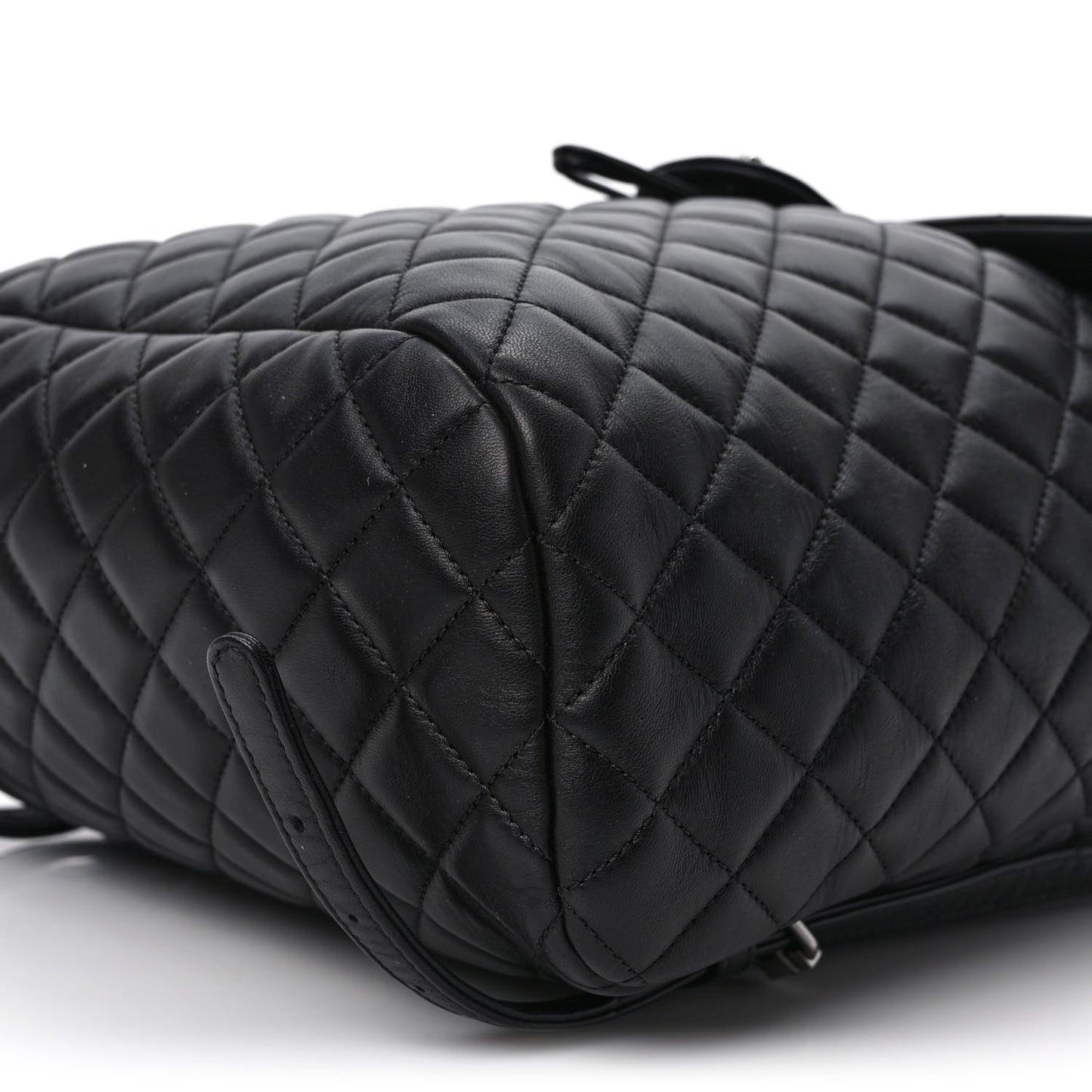 Lambskin Quilted Large Urban Spirit Backpack Black