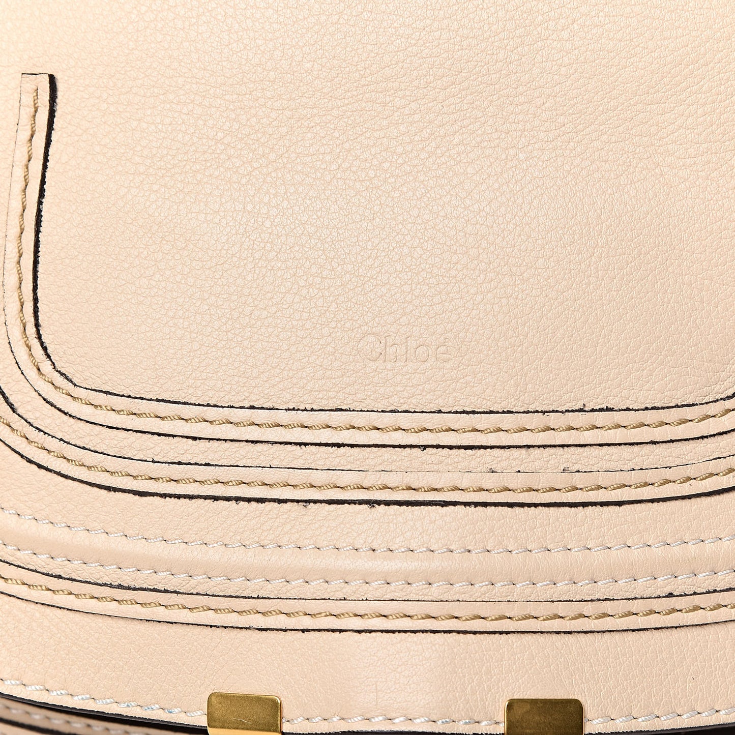 Calfskin Medium Marcie Satchel Powder Beige