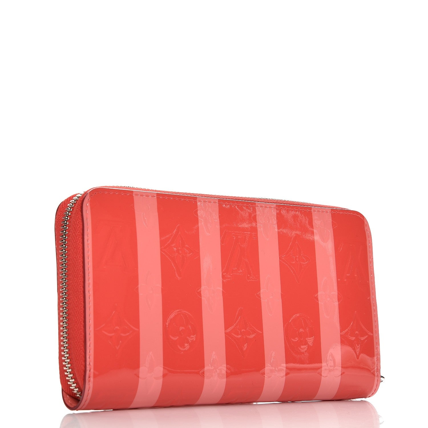 Louis Vuitton Vernis Rayures Zippy Wallet Poppy 3 of 6