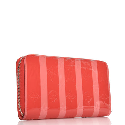 Louis Vuitton Vernis Rayures Zippy Wallet Poppy 3 of 6