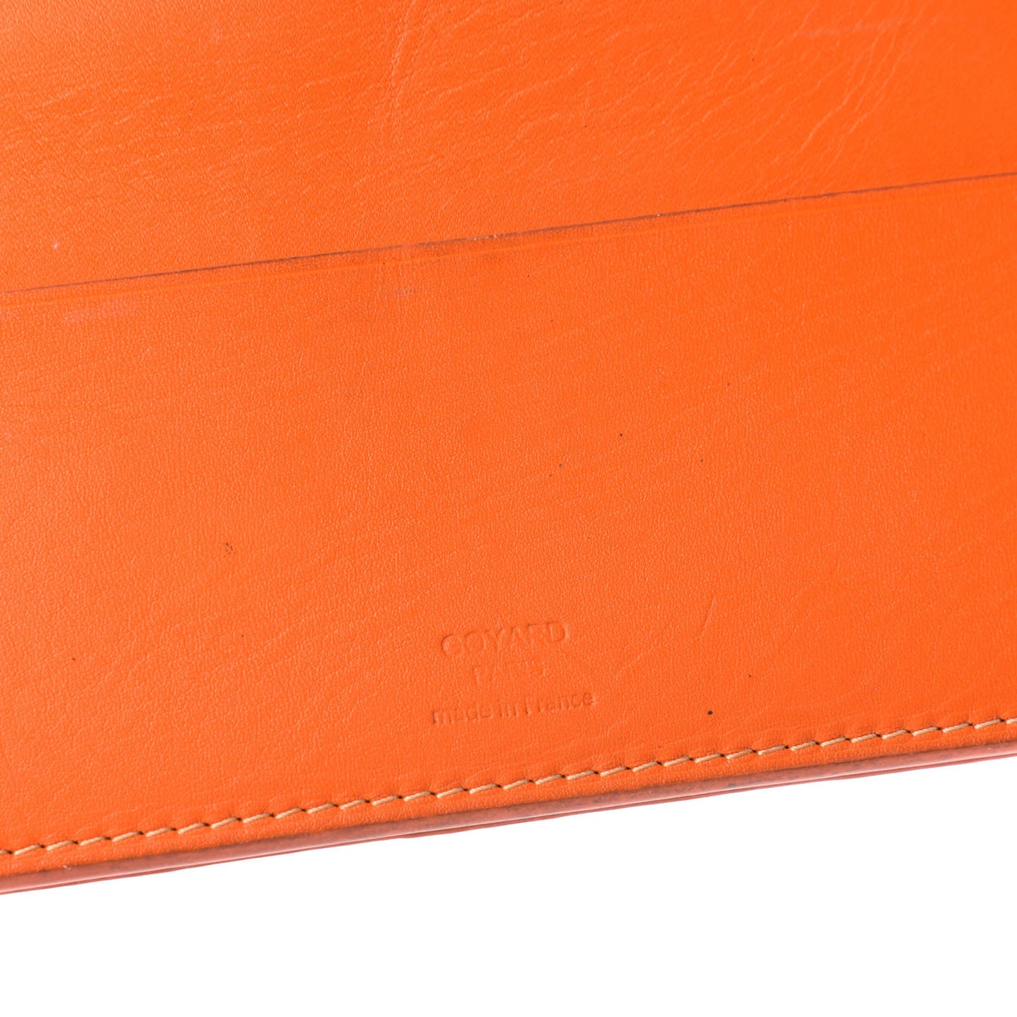 Goyardine Richelieu Wallet Orange