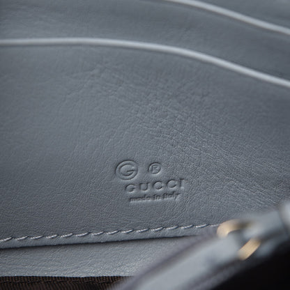 Gucci Guccissima Vitello Tender Donna Long Wallet Light Blue 6 of 8