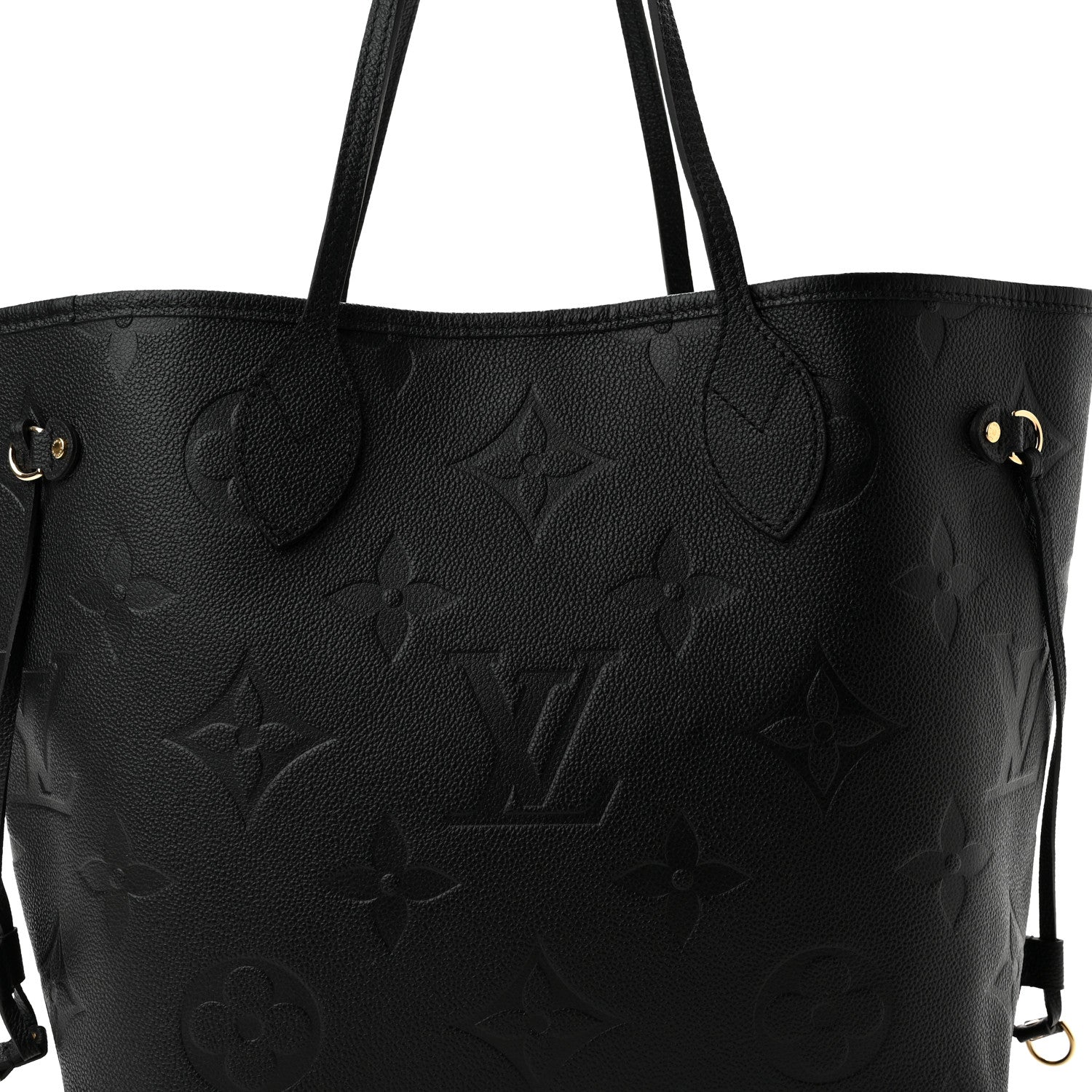 Louis Vuitton Empreinte Monogram Giant Neverfull MM Black 7 of 9