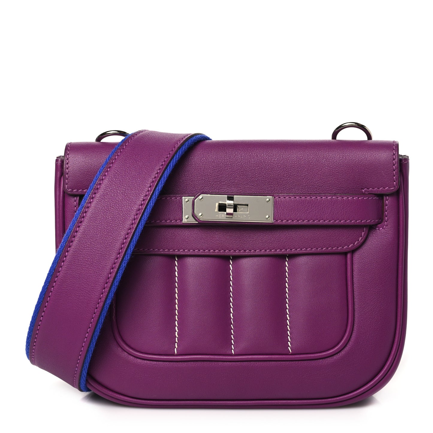 Veau Swift Mini Sac Berline Anemone Bleu Electrique