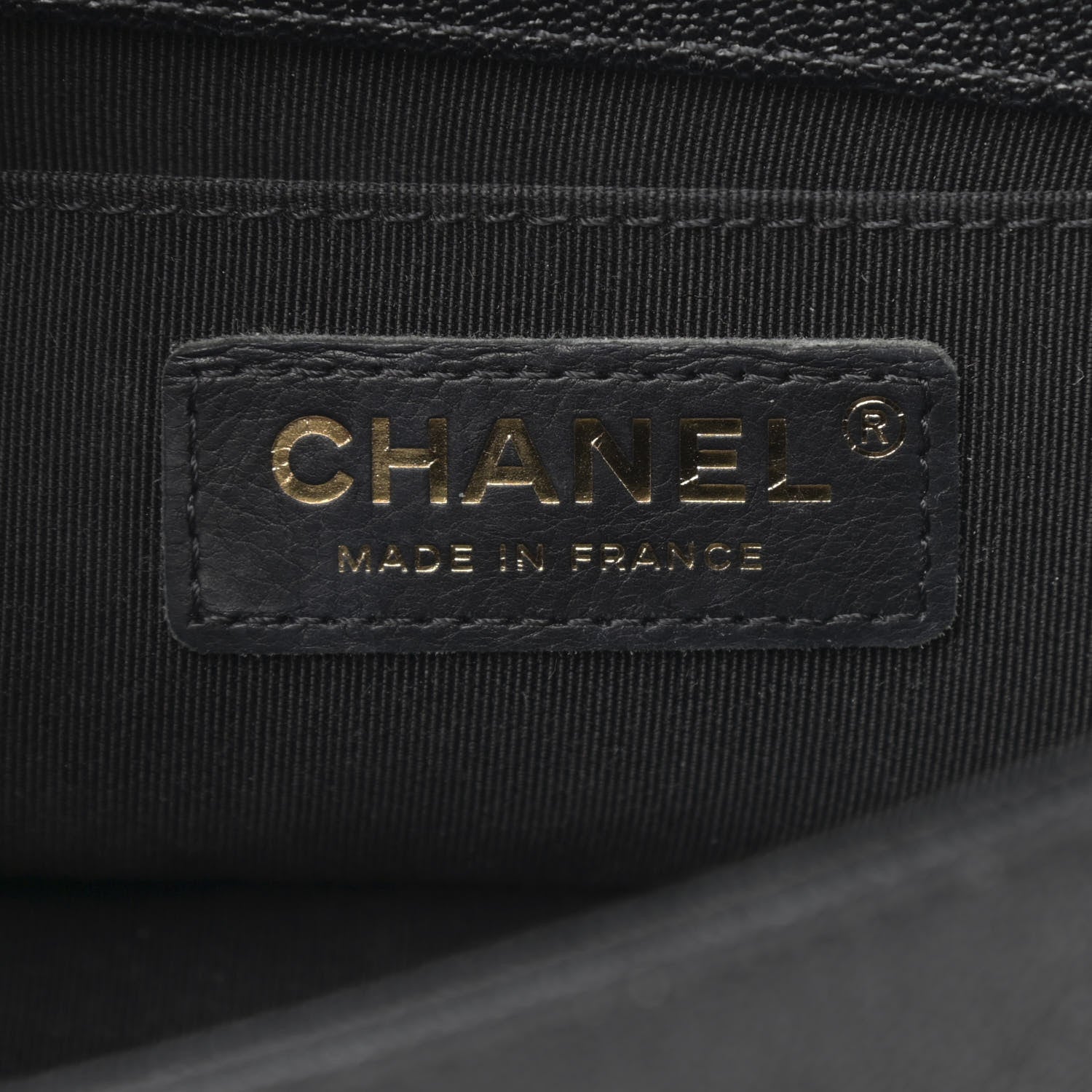 Chanel Iridescent Caviar Chevron Quilted Small Boy Flap Black 6 of 12