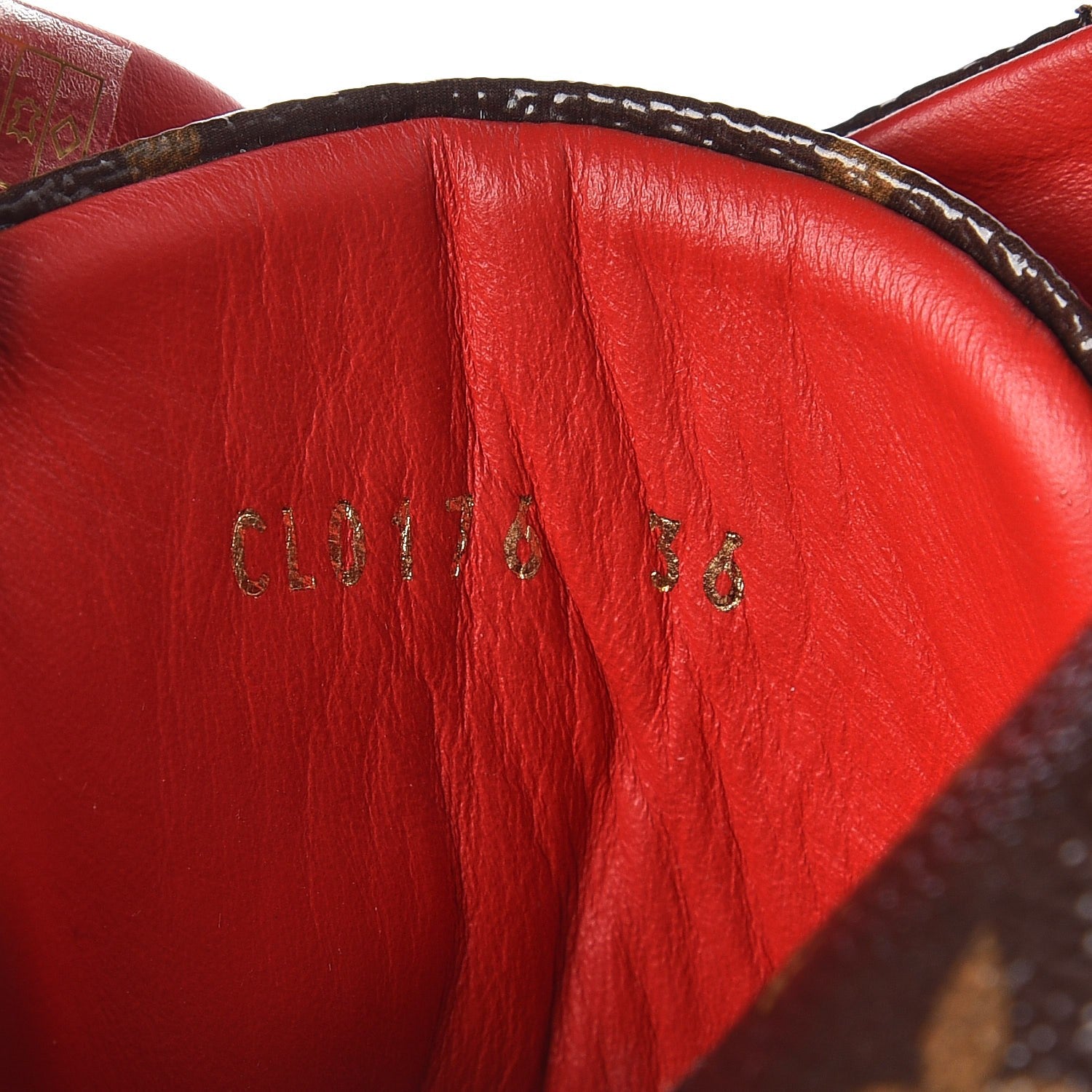 Louis Vuitton Calfskin Patent Monogram Stellar Sneaker Boots 36 Rouge 9 of 11