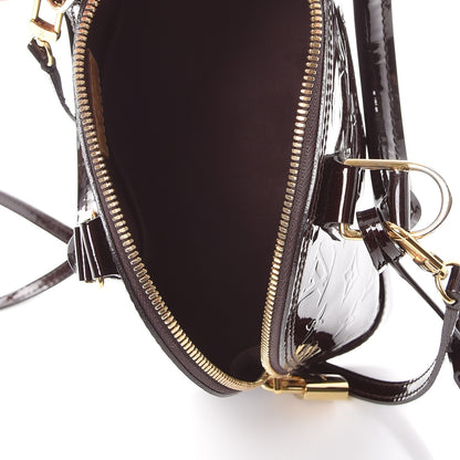 Louis Vuitton Vernis Alma BB Amarante 5 of 7