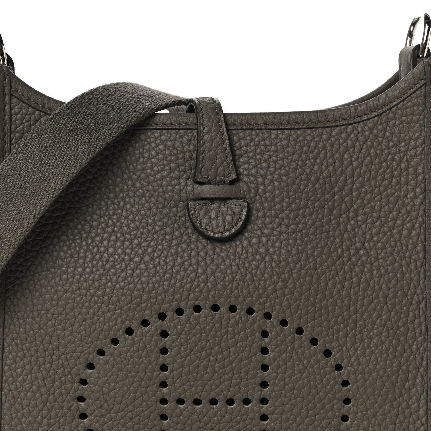 Hermes Taurillon Clemence Evelyne TPM Etain 7 of 10