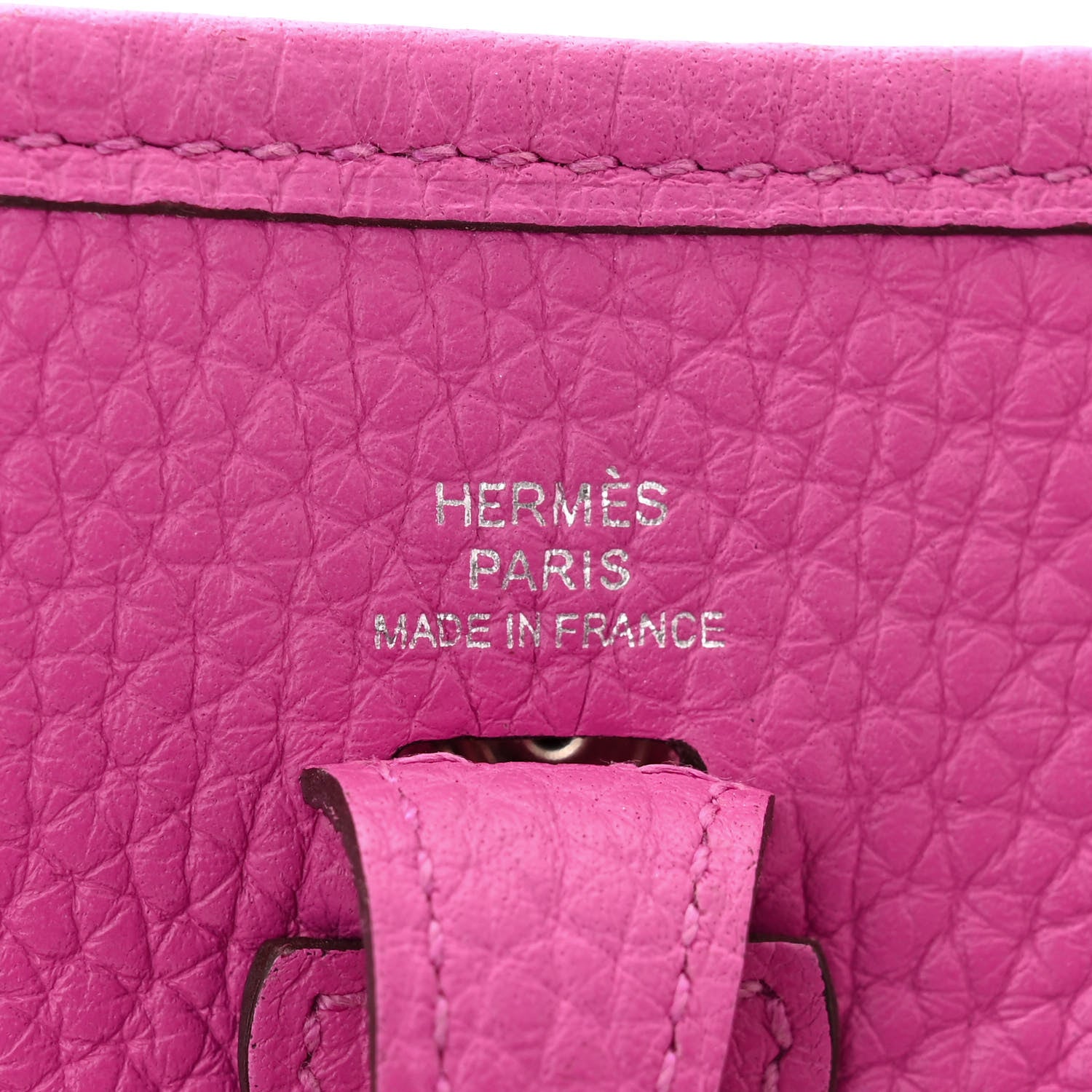 Hermes Taurillon Clemence Evelyne TPM Magnolia 6 of 11