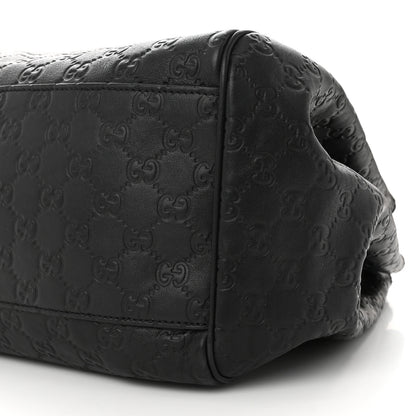 Gucci Guccissima Medium Emily Shoulder Bag Black 10 of 11