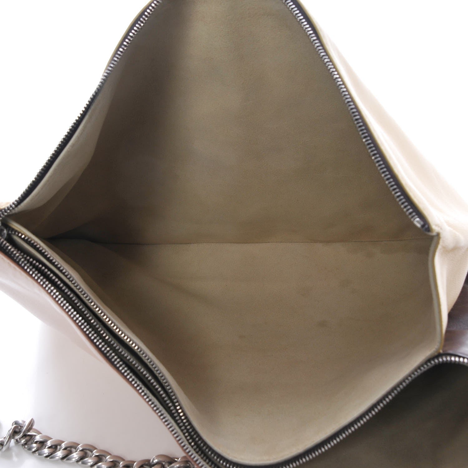 Celine Lambskin Soft Trio Zipped Bag Vanilla 5 of 11