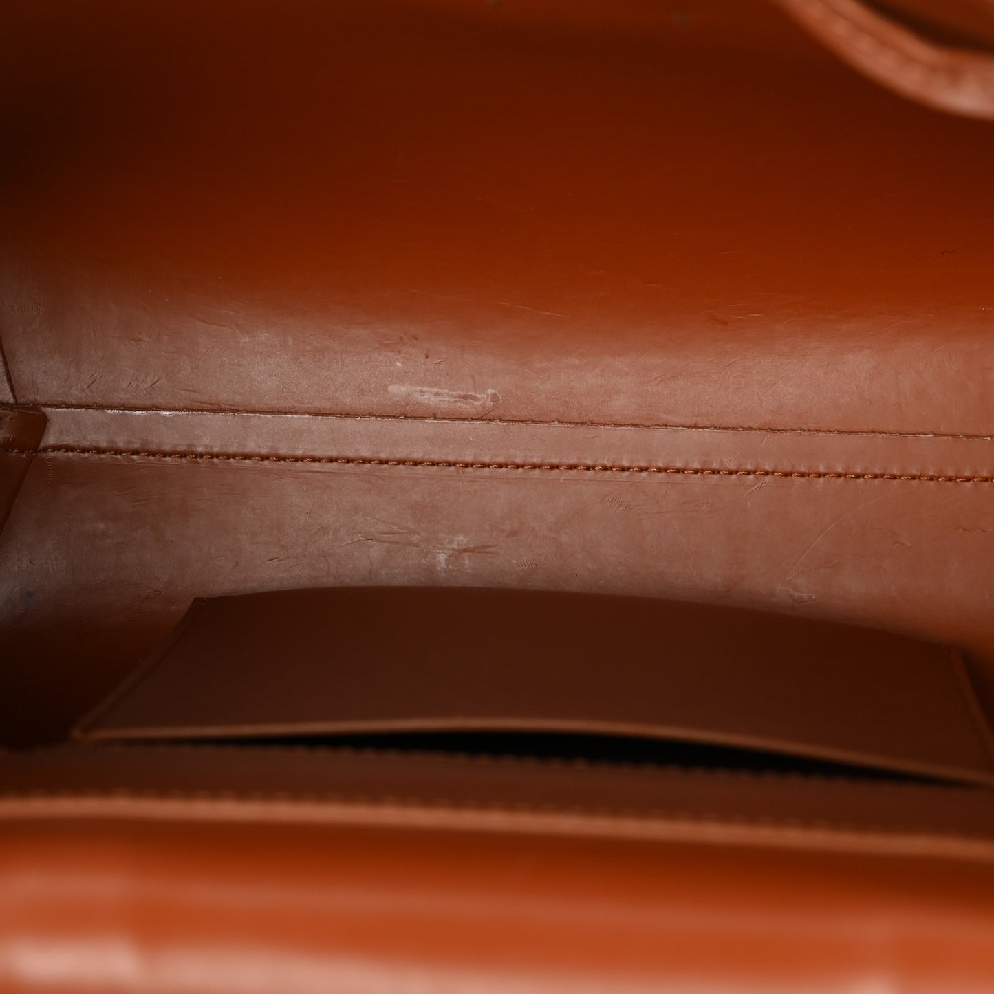 Calfskin Soft Lady Bag Biscotti