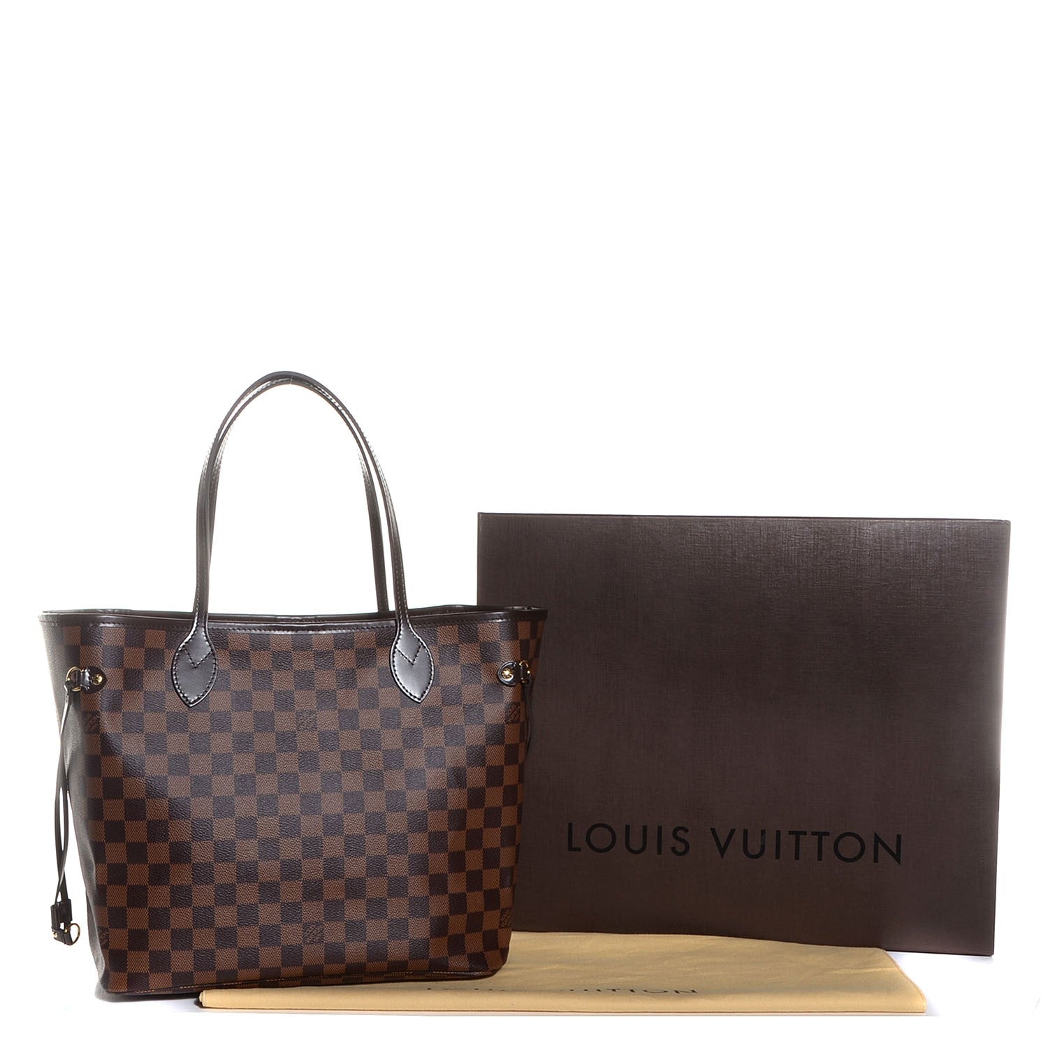 Louis Vuitton Damier Ebene Neverfull MM 4 of 9