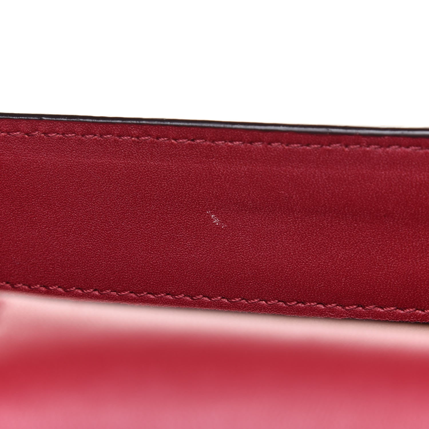 MCM Grained Calfskin Large Milla Convertible Backpack Ruby Red 10 of 11