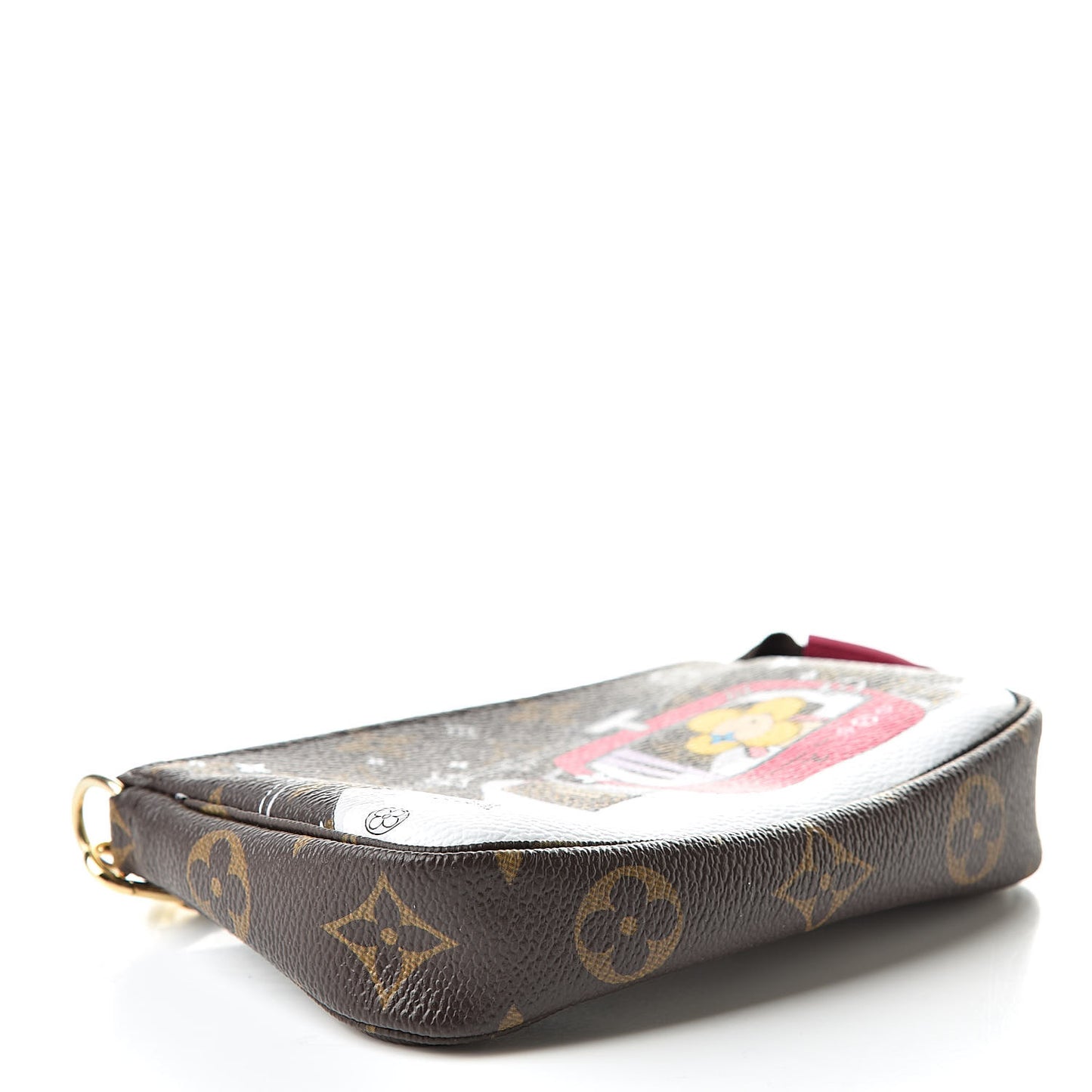Monogram 2019 Christmas Animation Mini Courchevel Pochette Accessories Fuchsia