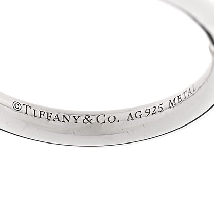 Tiffany Sterling Silver Rubedo Return to Tiffany Heart Charm Ring 50 5.5 4 of 4