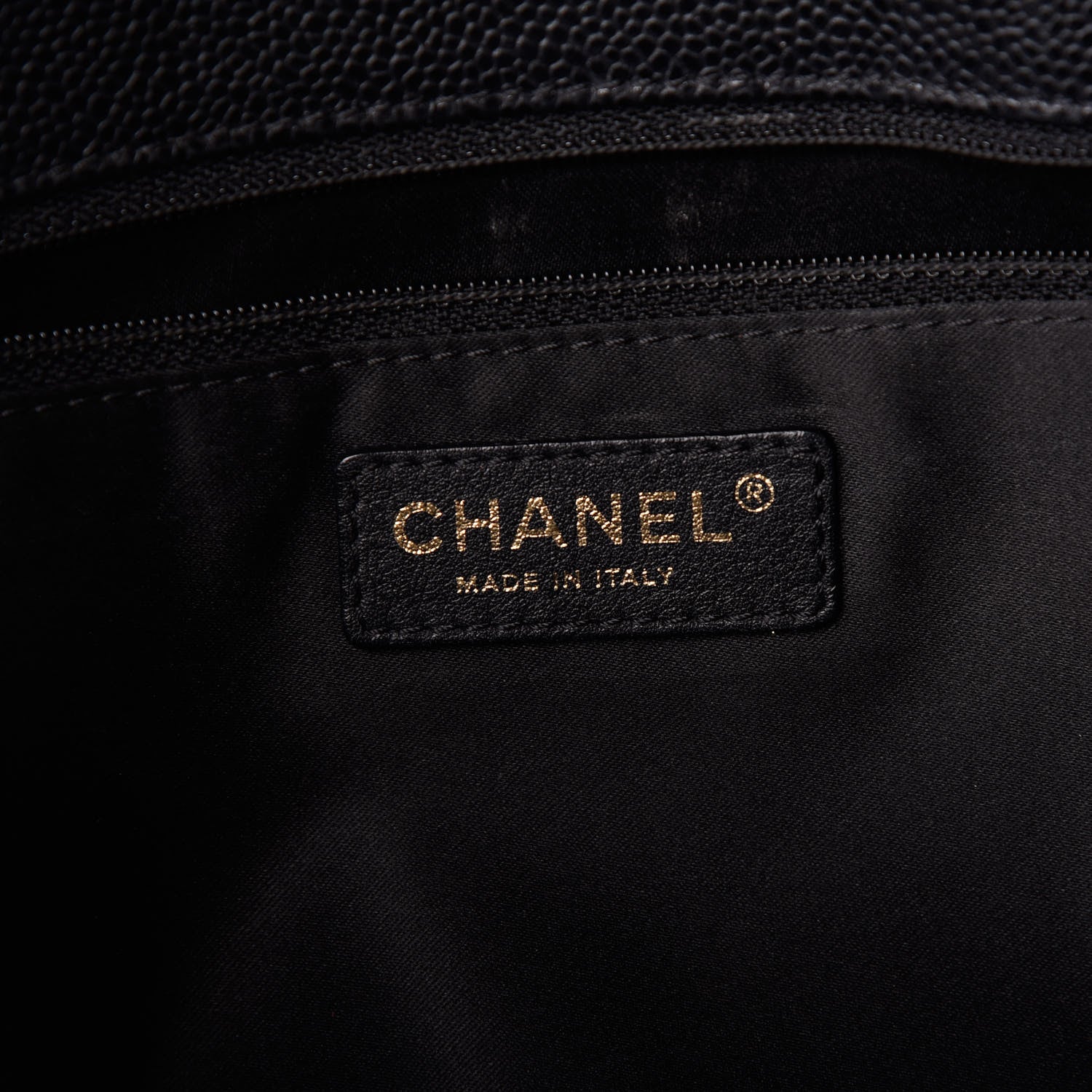Chanel Caviar Quilted Grand Shopping Tote GST Black 6 of 10