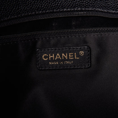 Chanel Caviar Quilted Grand Shopping Tote GST Black 6 of 10