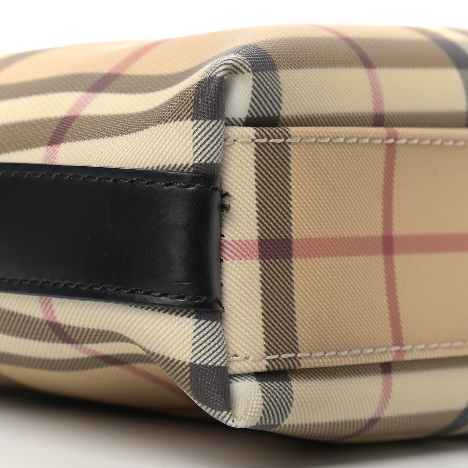 Burberry Vintage Check Shoulder Bag Black 8 of 10