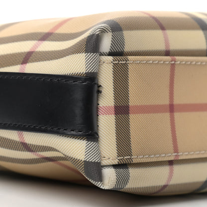 Burberry Vintage Check Shoulder Bag Black 8 of 10