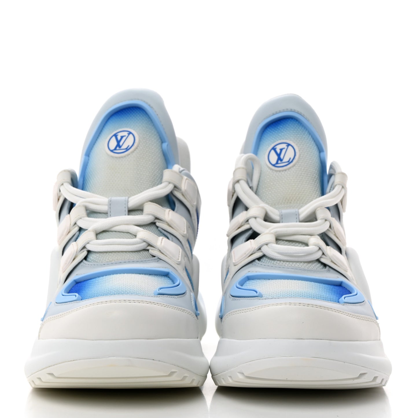 Calfskin LV Archlight Gradient Sneakers 39.5 Light Blue