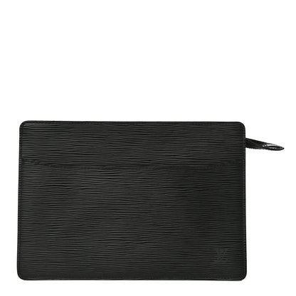Louis Vuitton Epi Pochette Homme Clutch Black 1 of 14