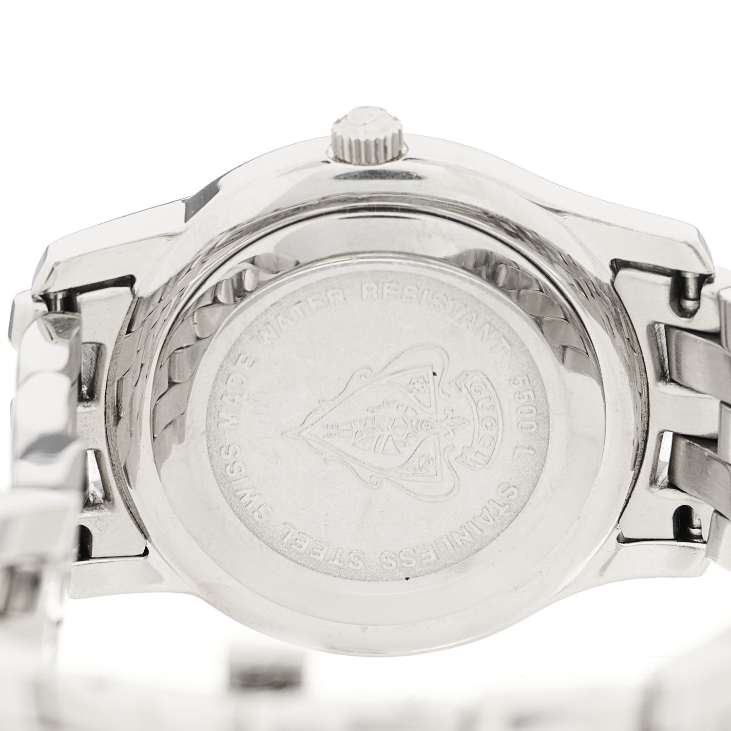 Gucci Stainless Steel 27mm 5500L Quartz Watch Black 4 of 5