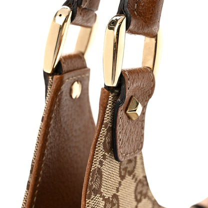 Gucci Monogram Calfskin Large Bardot Shoulder Bag Brown 13 of 14