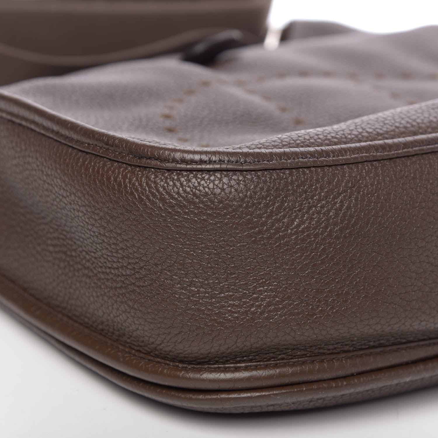Hermes Taurillon Clemence Evelyne III GM Chocolate 8 of 11