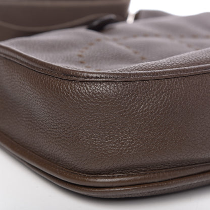 Hermes Taurillon Clemence Evelyne III GM Chocolate 8 of 11