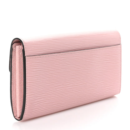 Louis Vuitton Epi Sarah Wallet NM Rose Ballerine 3 of 7