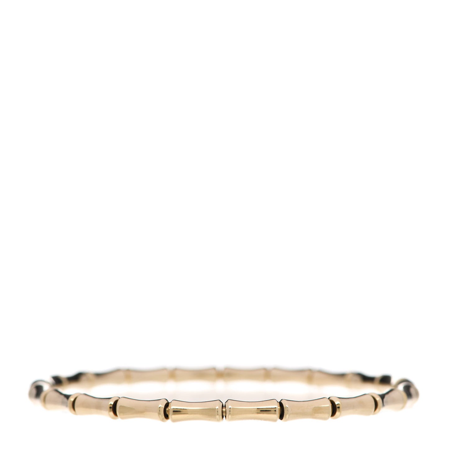 18K Yellow Gold Small Bamboo Spring Bracelet 18