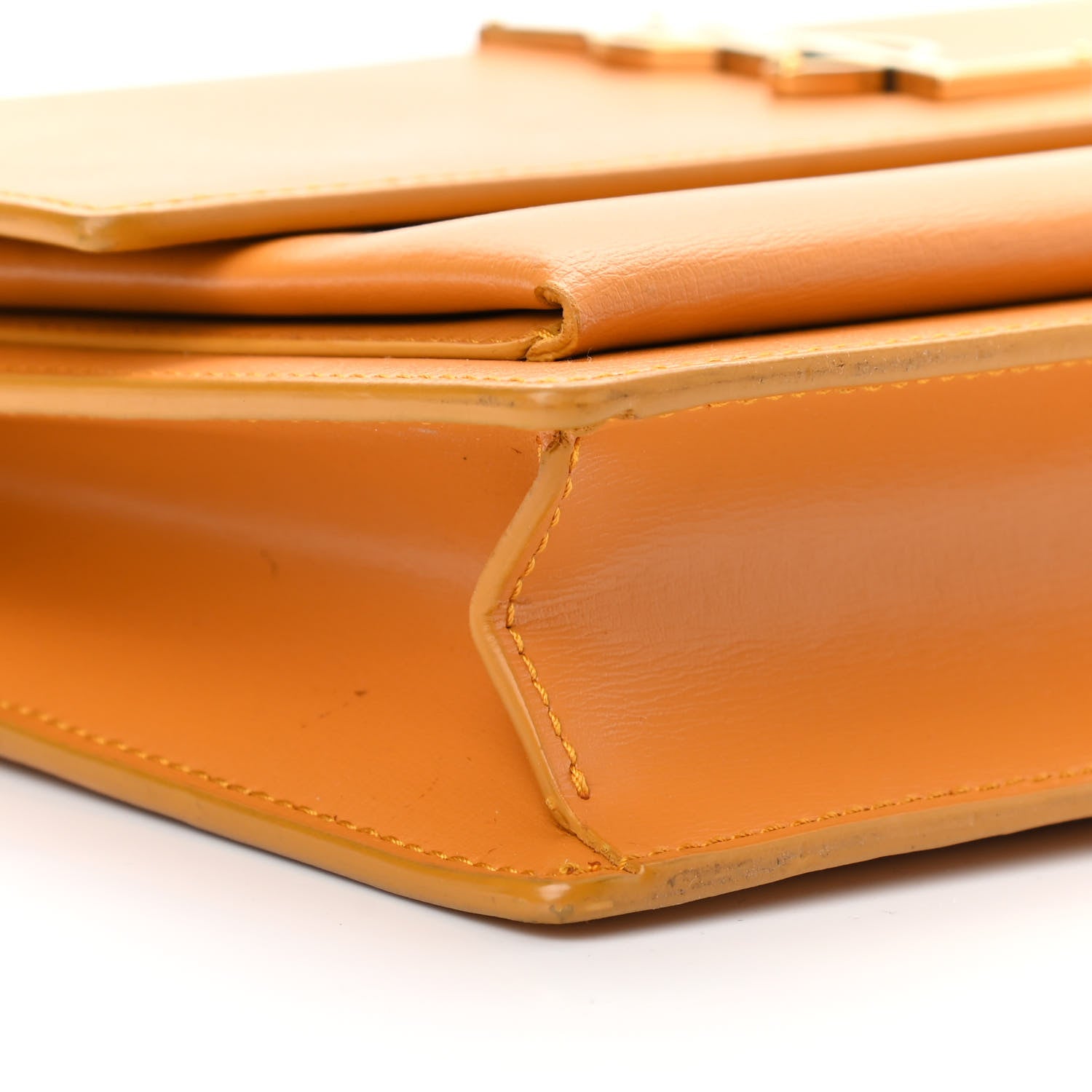 Saint Laurent Calfskin Medium Monogram Sunset Cheddar 9 of 19