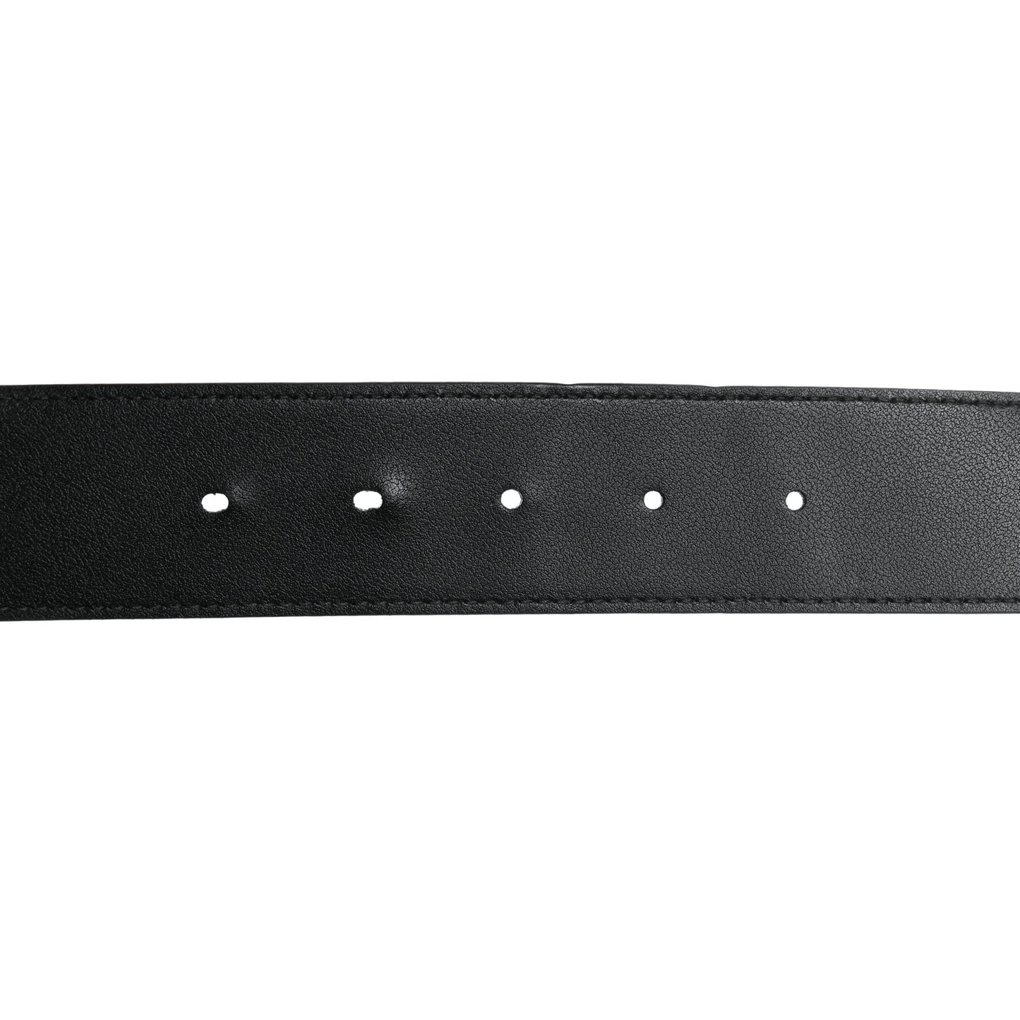 Textured Calfskin Double G 40mm Belt Black